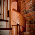 tralka schodów drewnianych