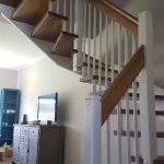 schody drewniane - dystanse smonośne