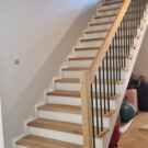 Schody drewniane na beton - realizacja nr 170