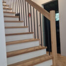 Schody drewniane na beton - realizacja nr 170