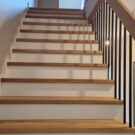 Schody drewniane na beton - realizacja nr 170