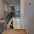 Schody drewniane na beton - realizacja nr 170