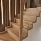 Schody drewniane na beton - realizacja nr 174