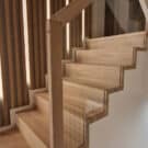 Schody drewniane na beton - realizacja nr 174